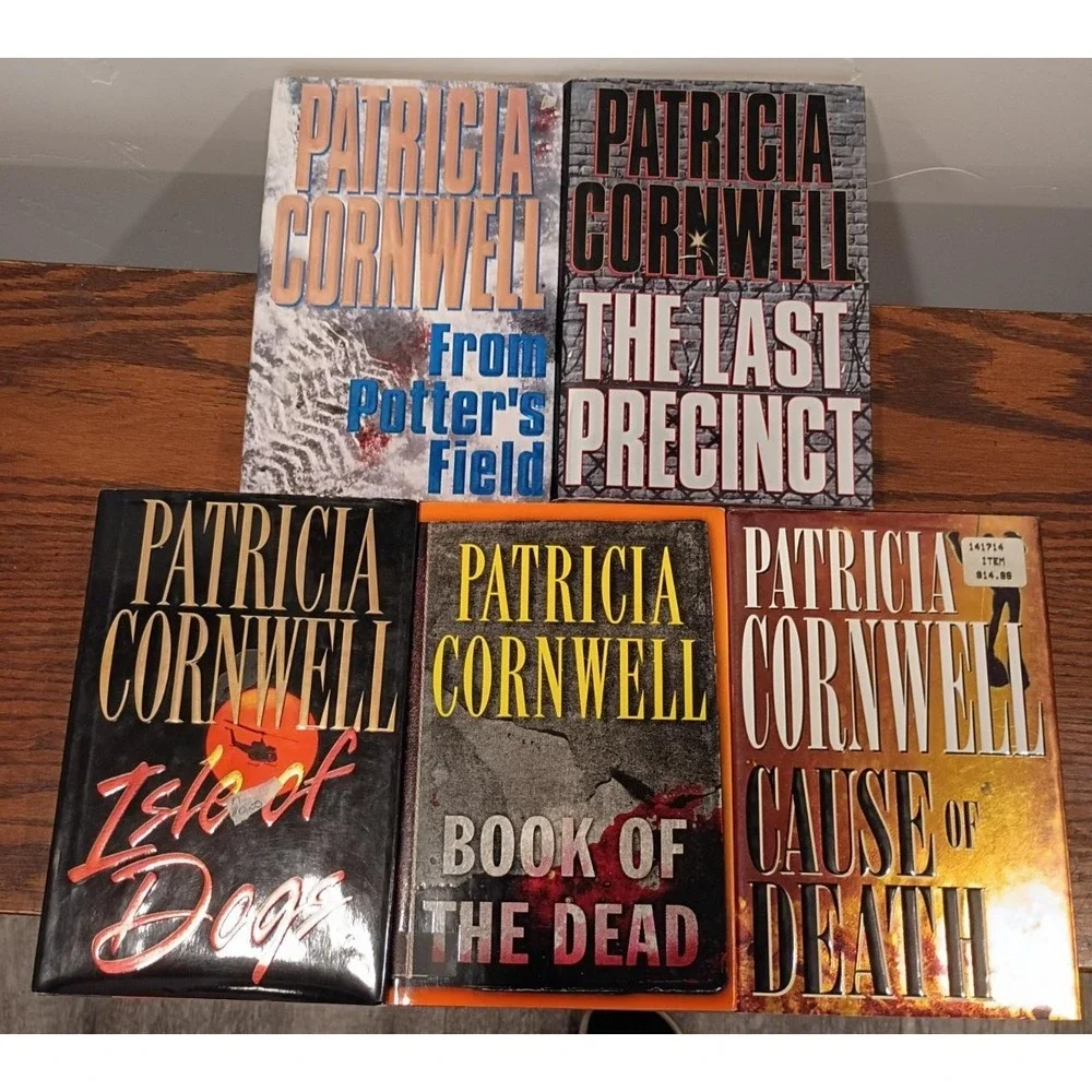 Patricia Cornwell Book Lot - 5 Hardcover Mystery books